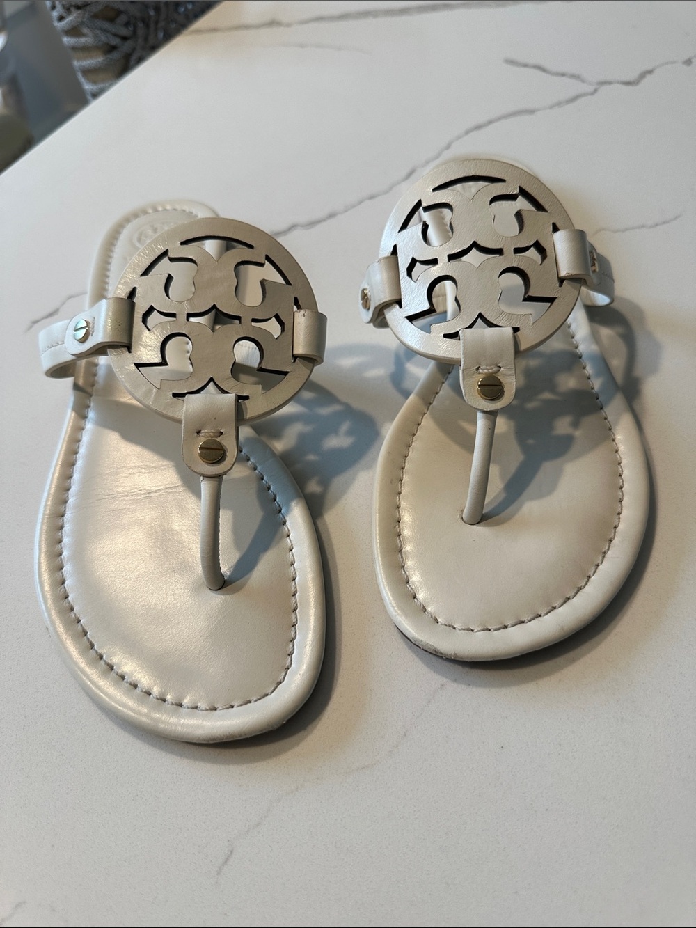 Tory Burch Miller sandal cream 9 1/2